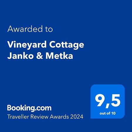 Vineyard Cottage Janko & Metka Оточец Экстерьер фото